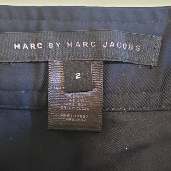 Marc Jacobs Navy Straight Leg Pants - Picture 4 of 11